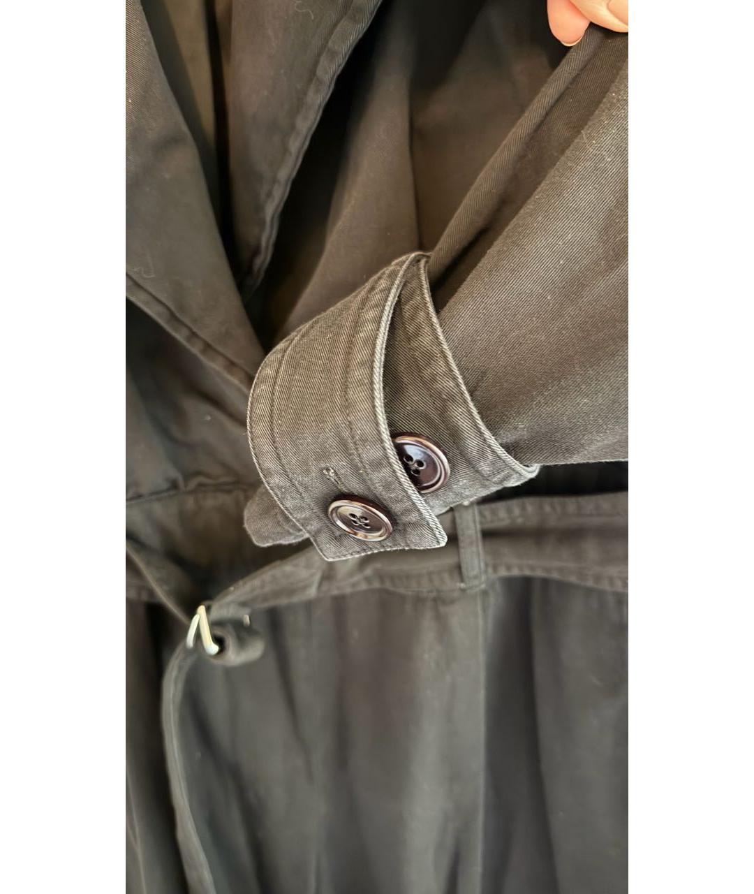 DRIES VAN NOTEN Черный хлопковый комбинезон, фото 6