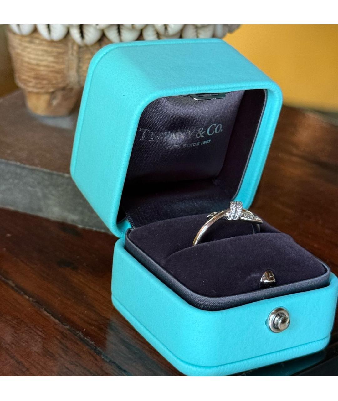 TIFFANY&CO Серебряное кольцо из белого золота, фото 3