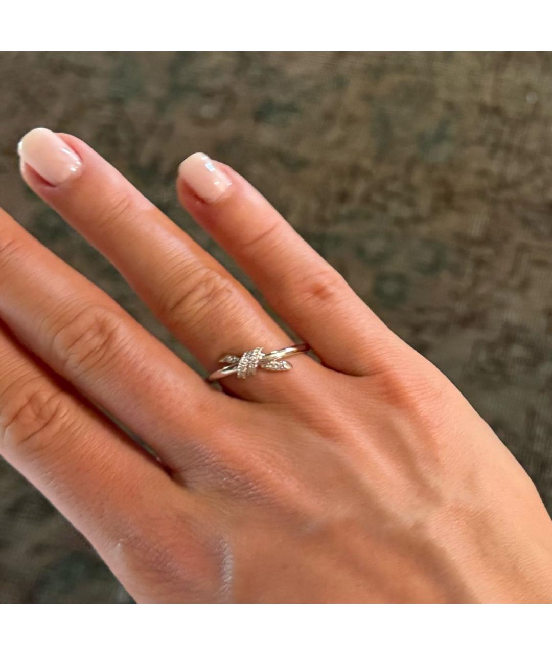 TIFFANY&CO Серебряное кольцо из белого золота, фото 4