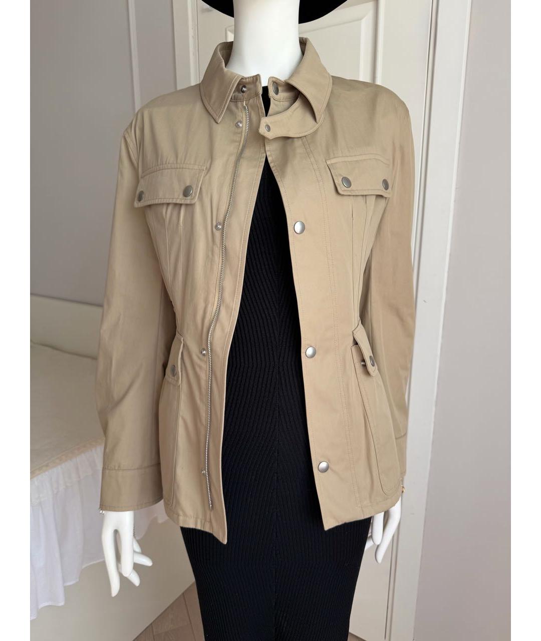CHRISTIAN DIOR Бежевый тренч/плащ, фото 3