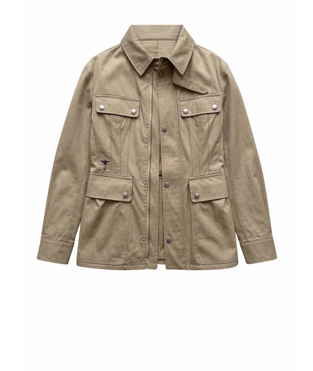 CHRISTIAN DIOR Бежевый тренч/плащ, фото 1