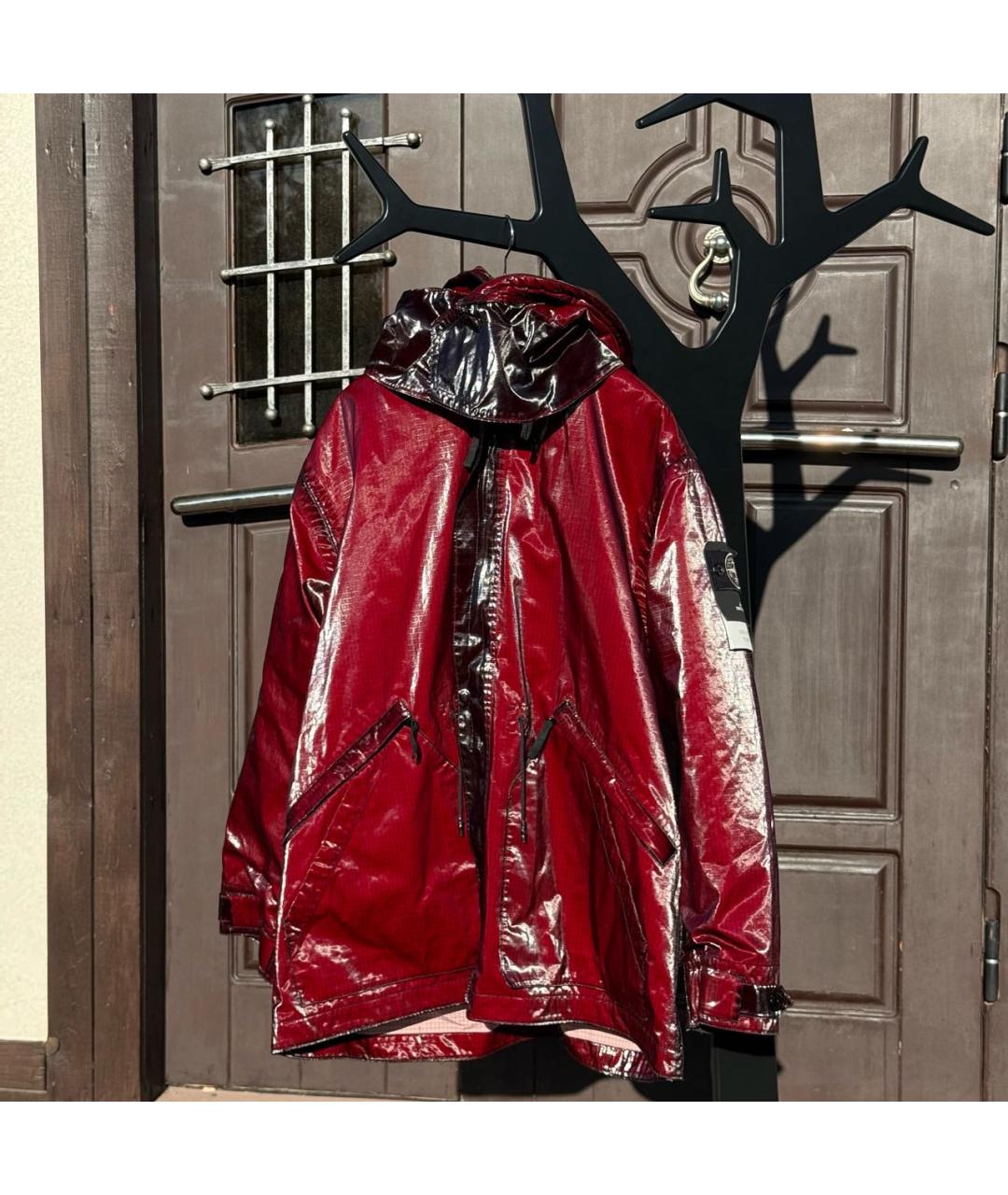 STONE ISLAND Бордовая куртка, фото 5