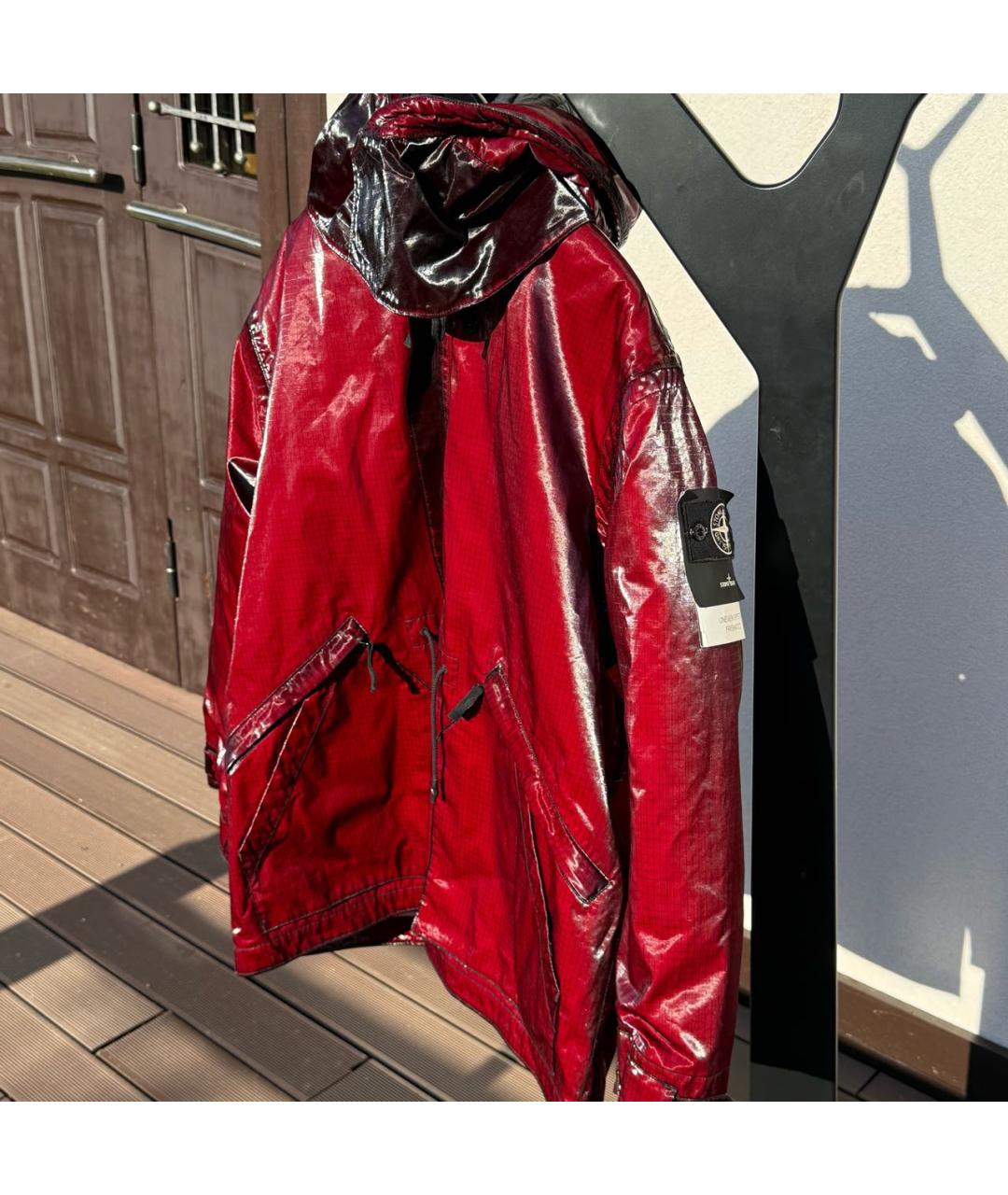 STONE ISLAND Бордовая куртка, фото 6