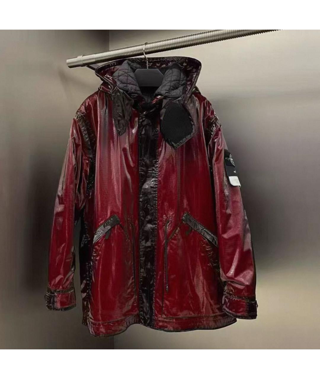 STONE ISLAND Бордовая куртка, фото 7