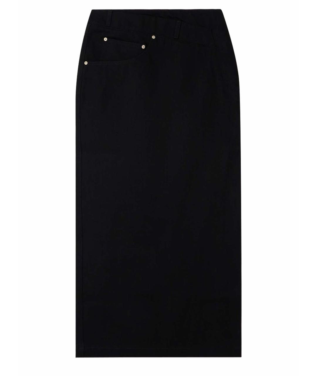 LOEWE Черная юбка миди, фото 1