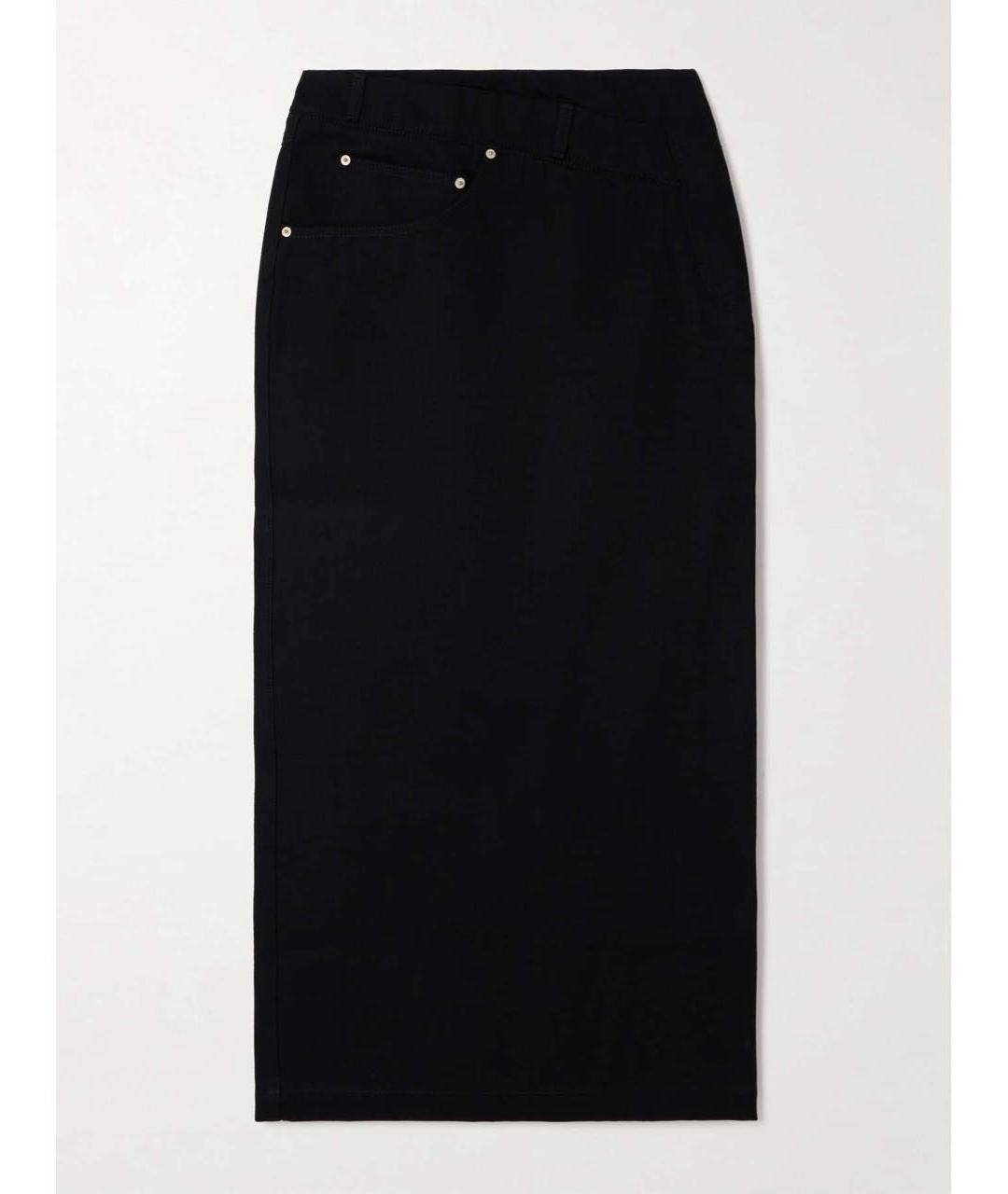 LOEWE Черная юбка миди, фото 5