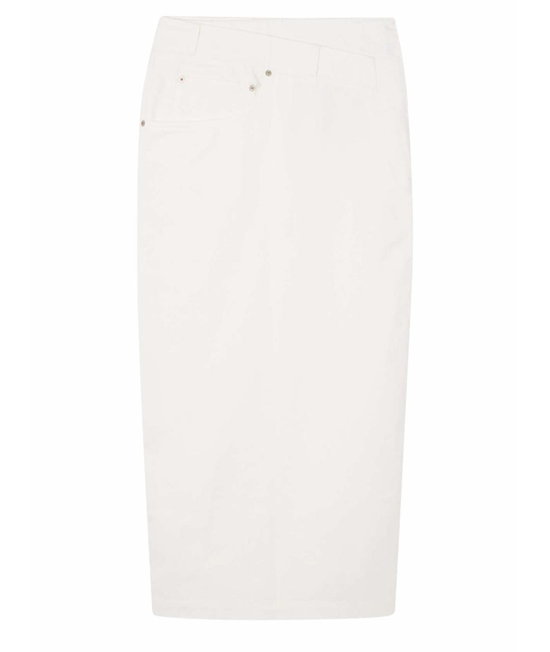 LOEWE Белая юбка миди, фото 1