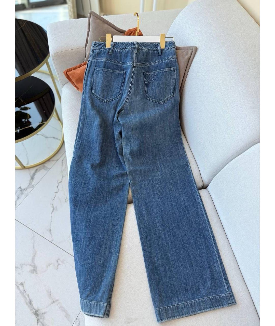 CHANEL Синий деним костюм с брюками, фото 3