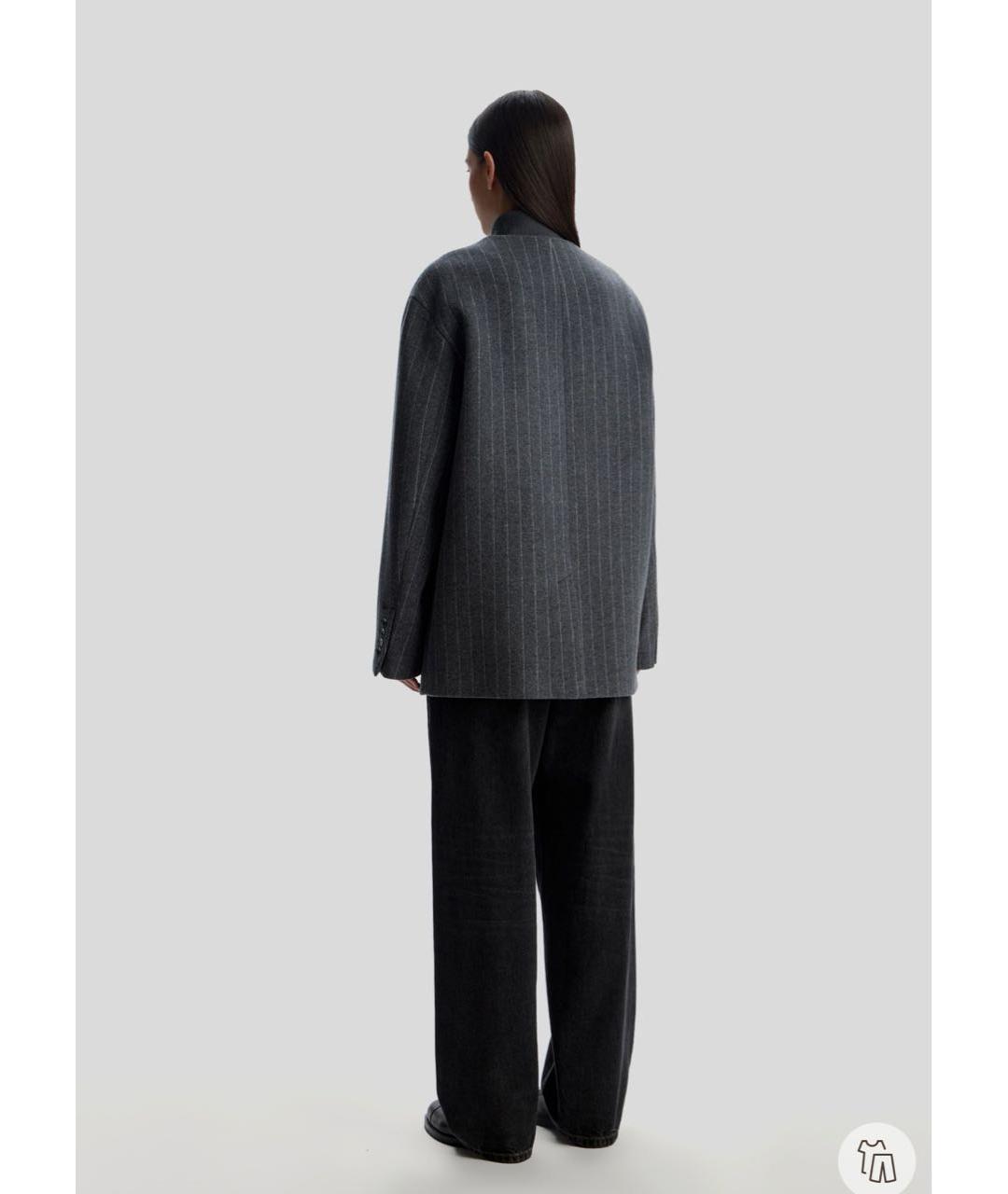 12 STOREEZ Черные хлопковые прямые джинсы, фото 2