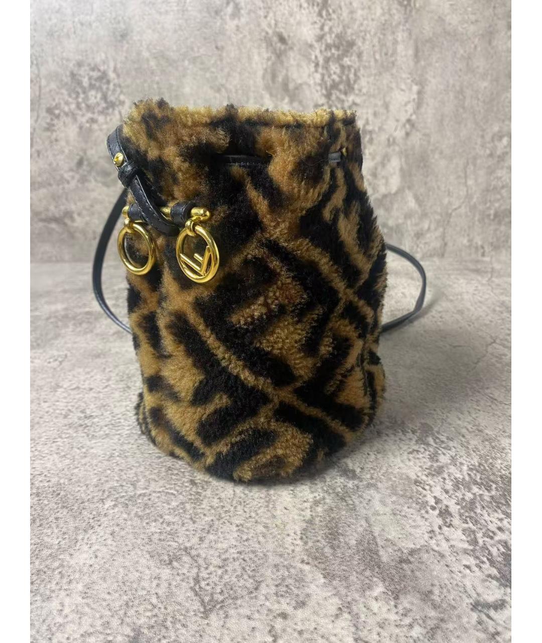 FENDI Мульти меховая сумка через плечо, фото 6