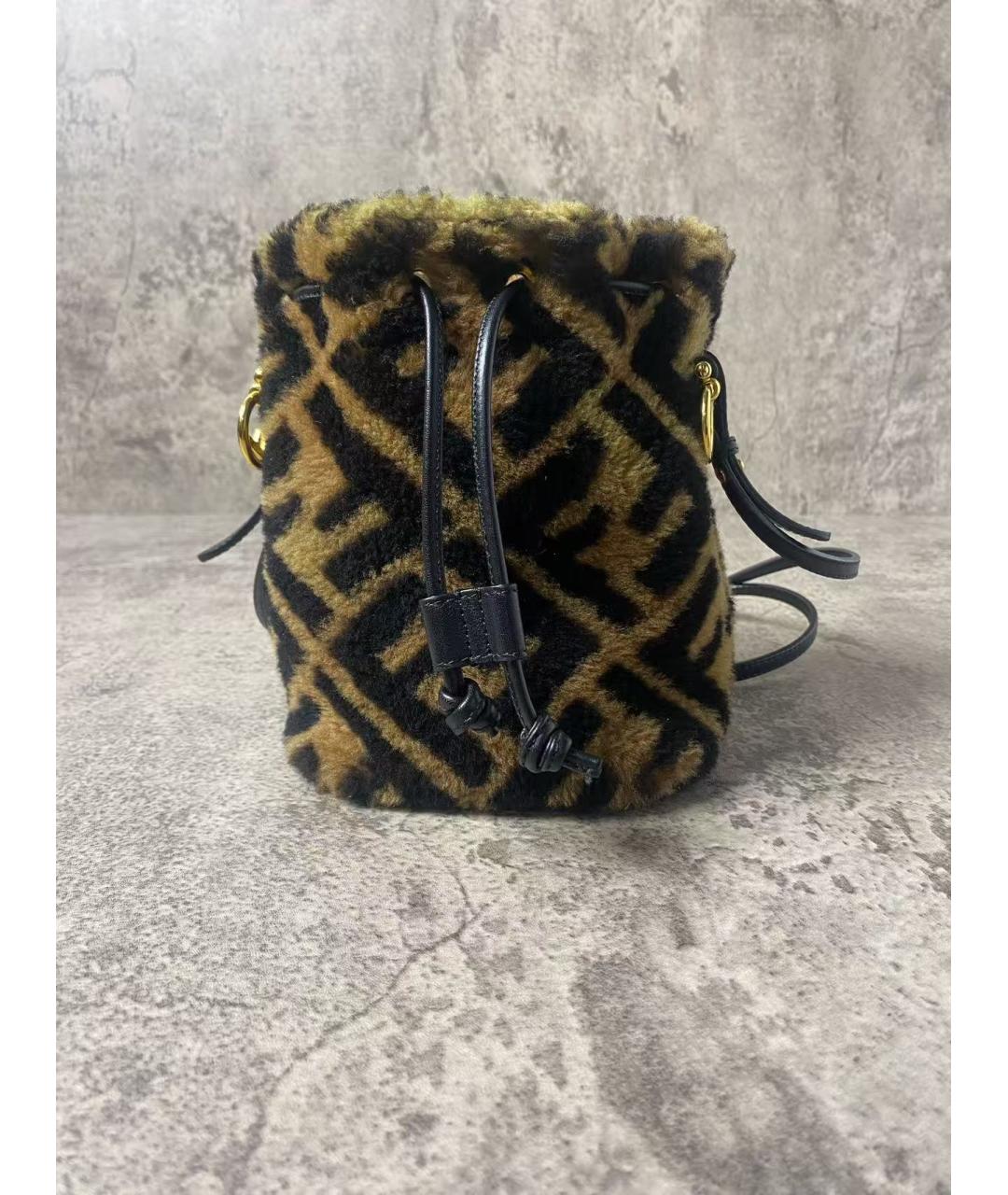 FENDI Мульти меховая сумка через плечо, фото 3