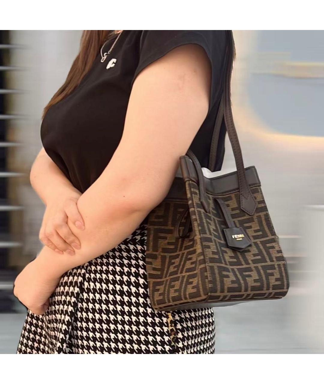 FENDI Коричневая сумка через плечо, фото 7