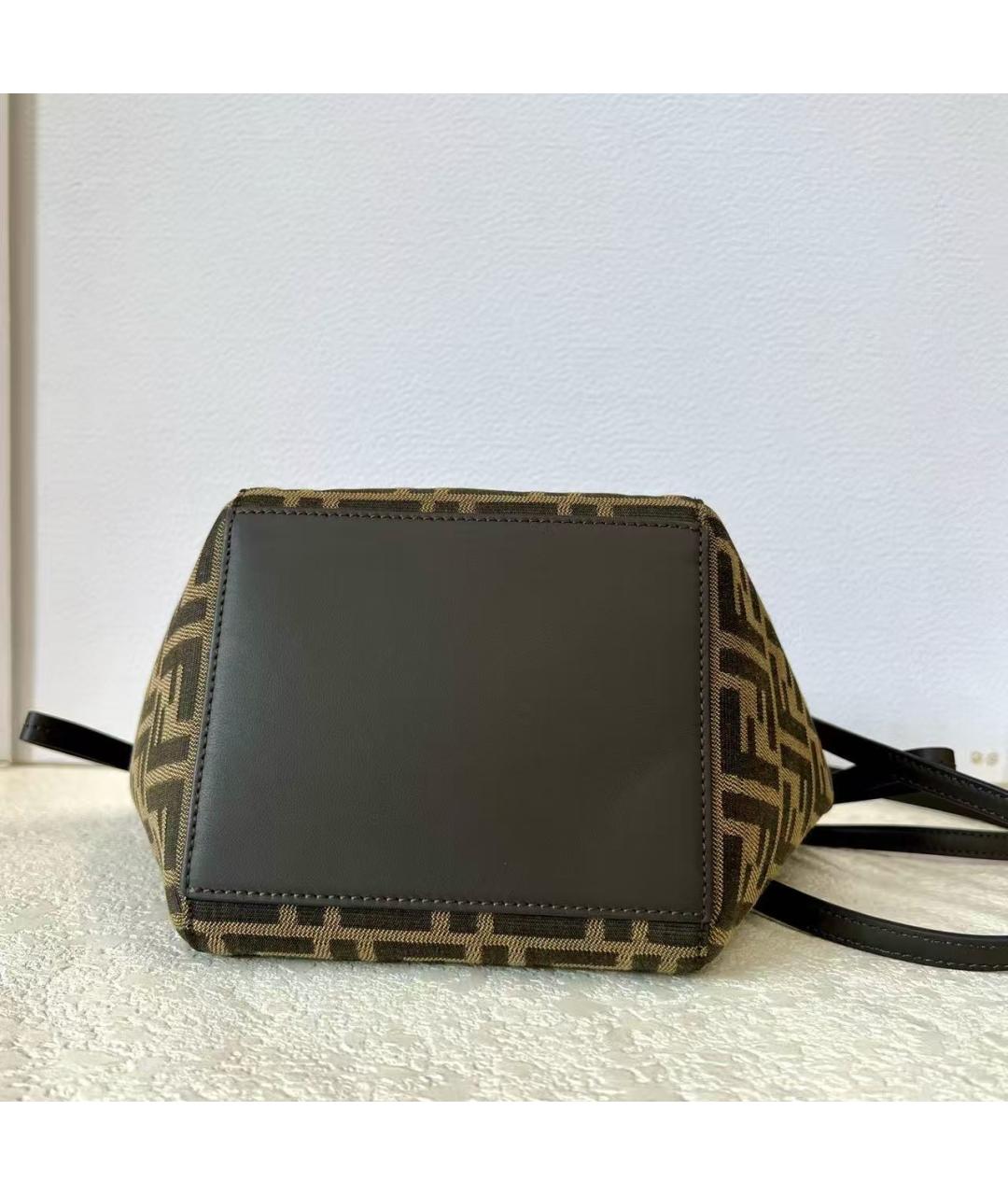 FENDI Коричневая сумка через плечо, фото 5