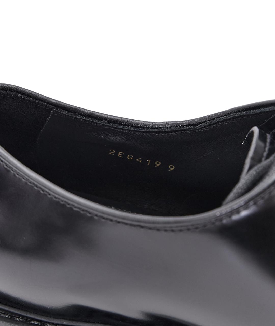 PRADA Черные кожаные лоферы, фото 7