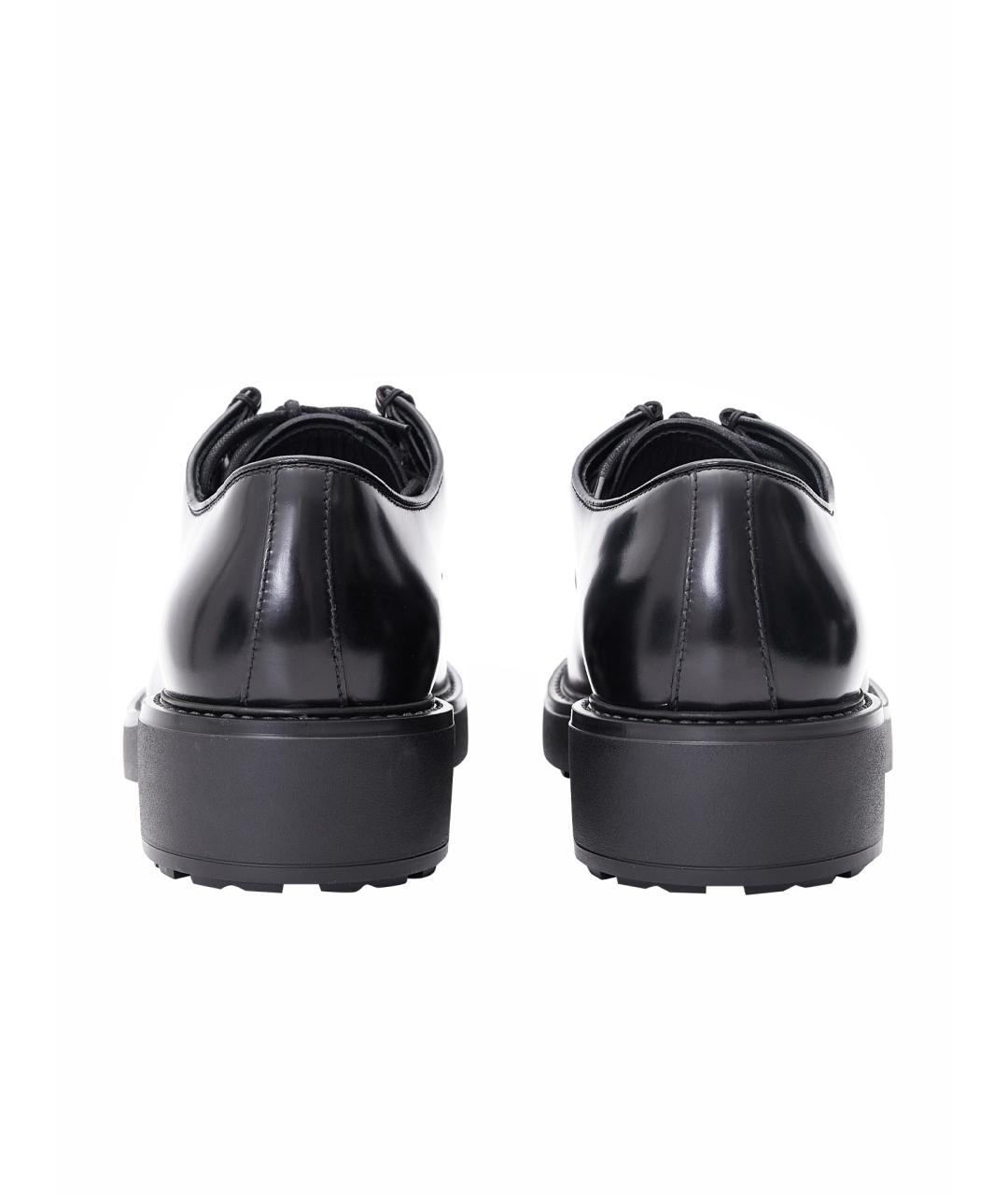 PRADA Черные кожаные лоферы, фото 3