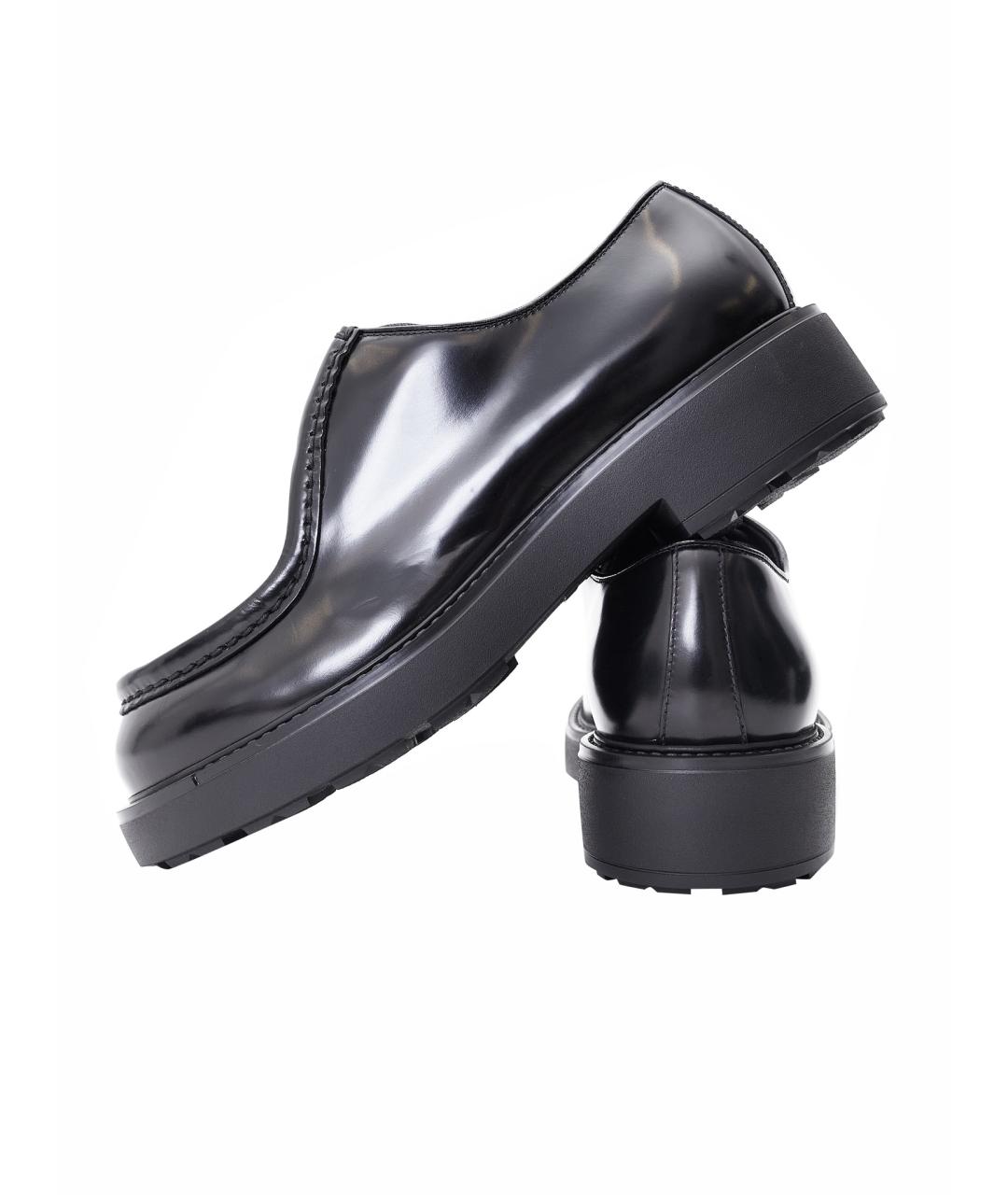 PRADA Черные кожаные лоферы, фото 6
