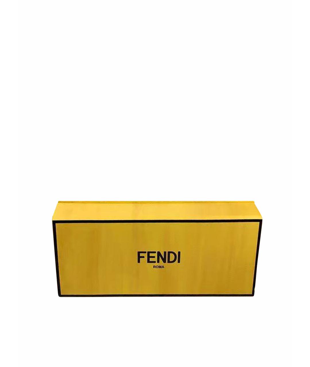 FENDI Желтая сумка через плечо, фото 8