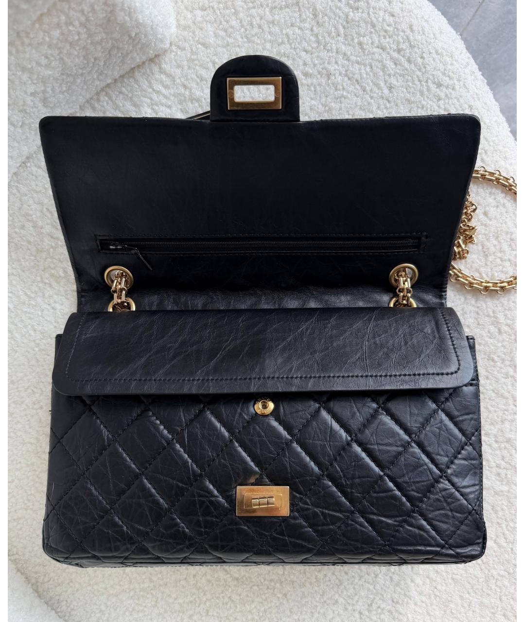 CHANEL Черная кожаная сумка через плечо, фото 5