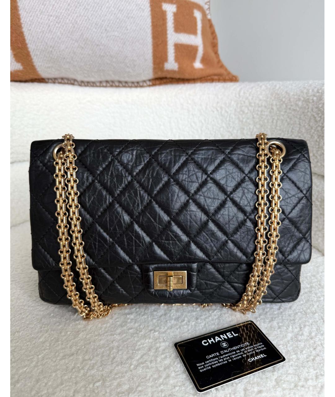 CHANEL Черная кожаная сумка через плечо, фото 10