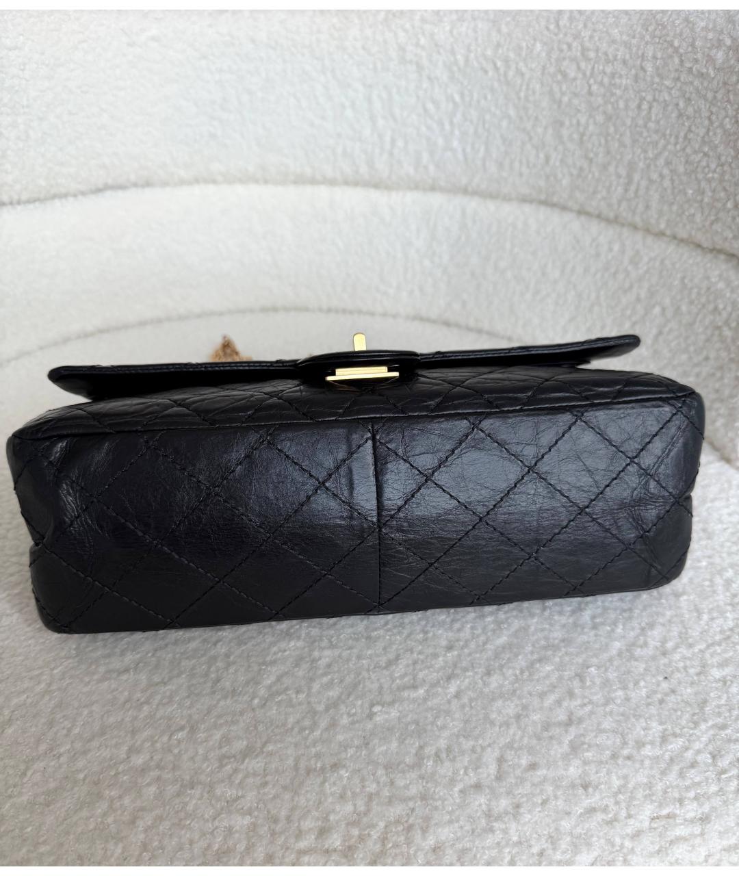CHANEL Черная кожаная сумка через плечо, фото 8