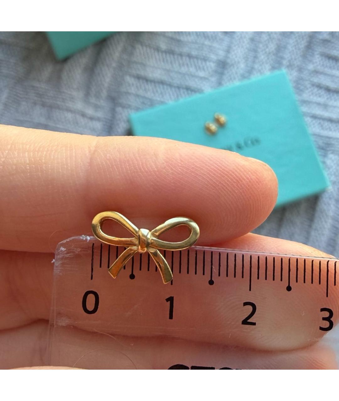 TIFFANY&CO Золотые серьги из желтого золота, фото 4