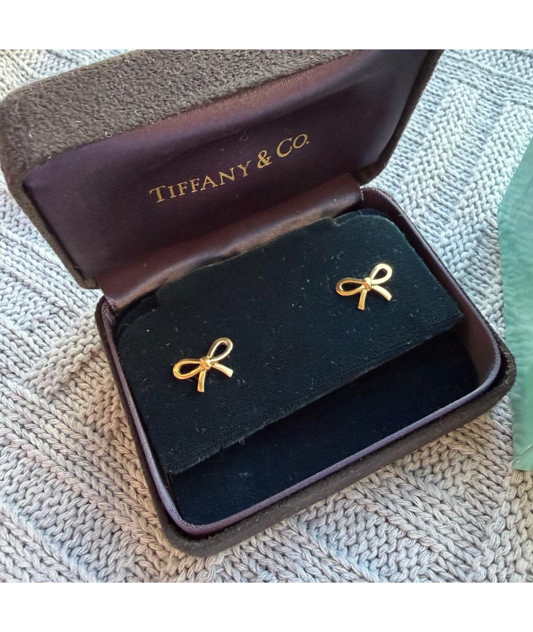 TIFFANY&CO Золотые серьги из желтого золота, фото 8