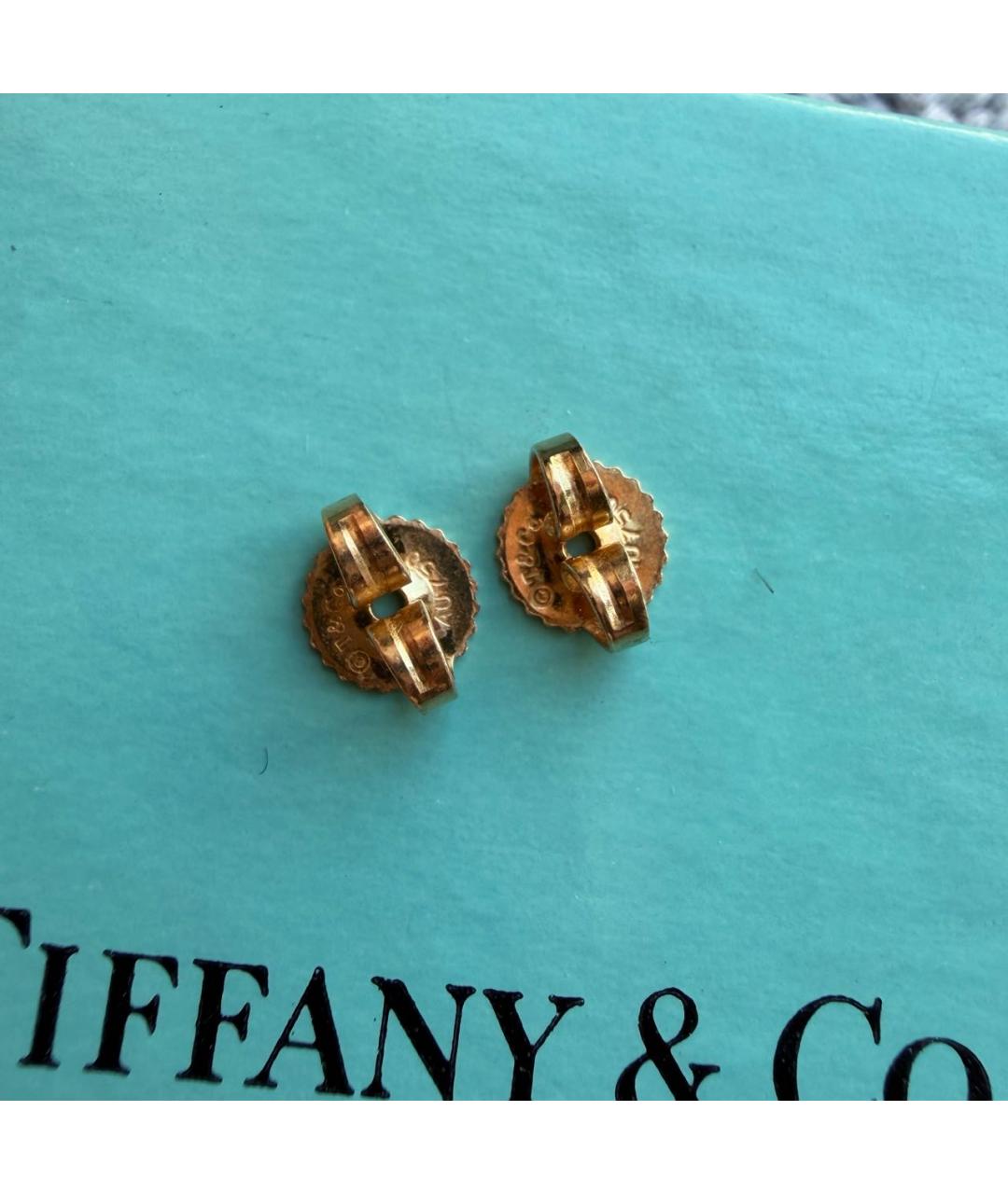 TIFFANY&CO Золотые серьги из желтого золота, фото 6