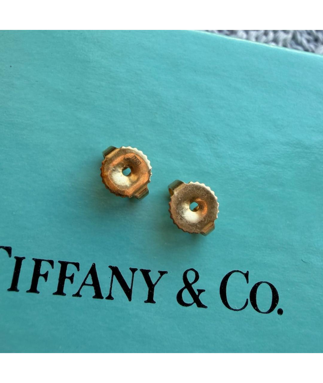 TIFFANY&CO Золотые серьги из желтого золота, фото 5