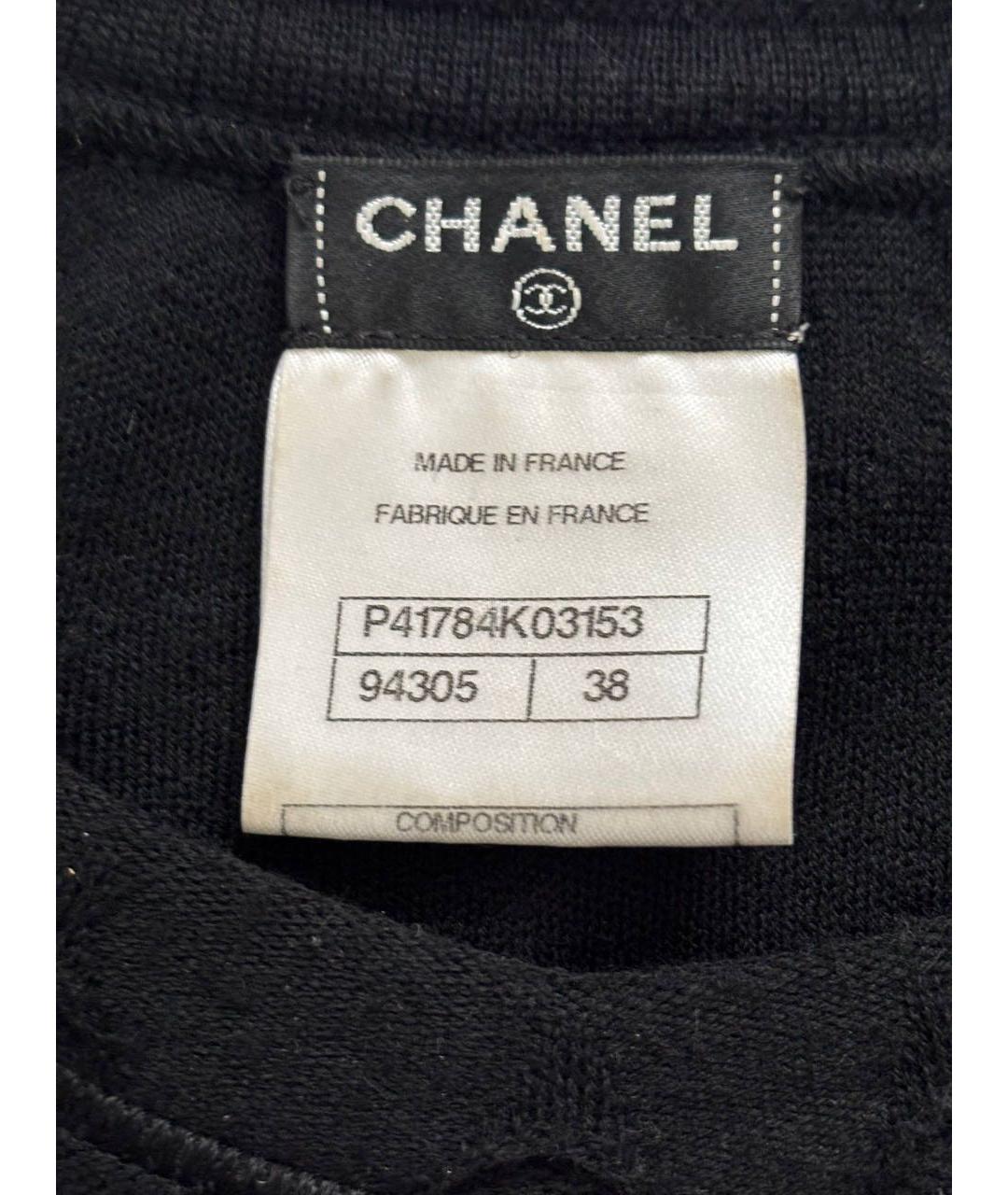 CHANEL Черное повседневное платье, фото 3