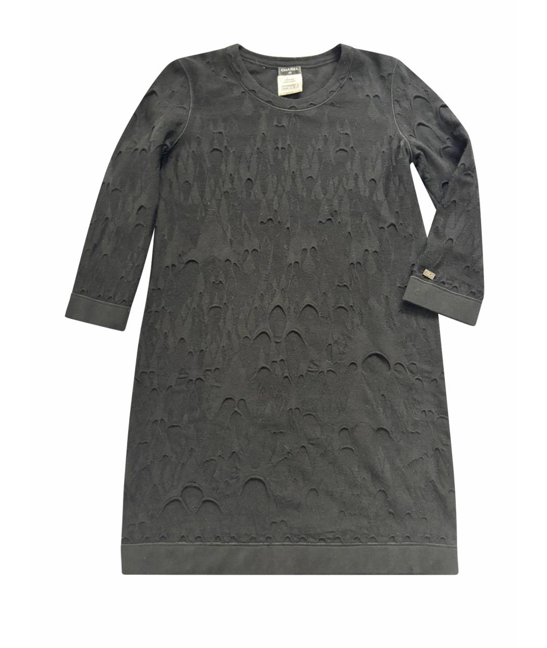 CHANEL Черное повседневное платье, фото 1