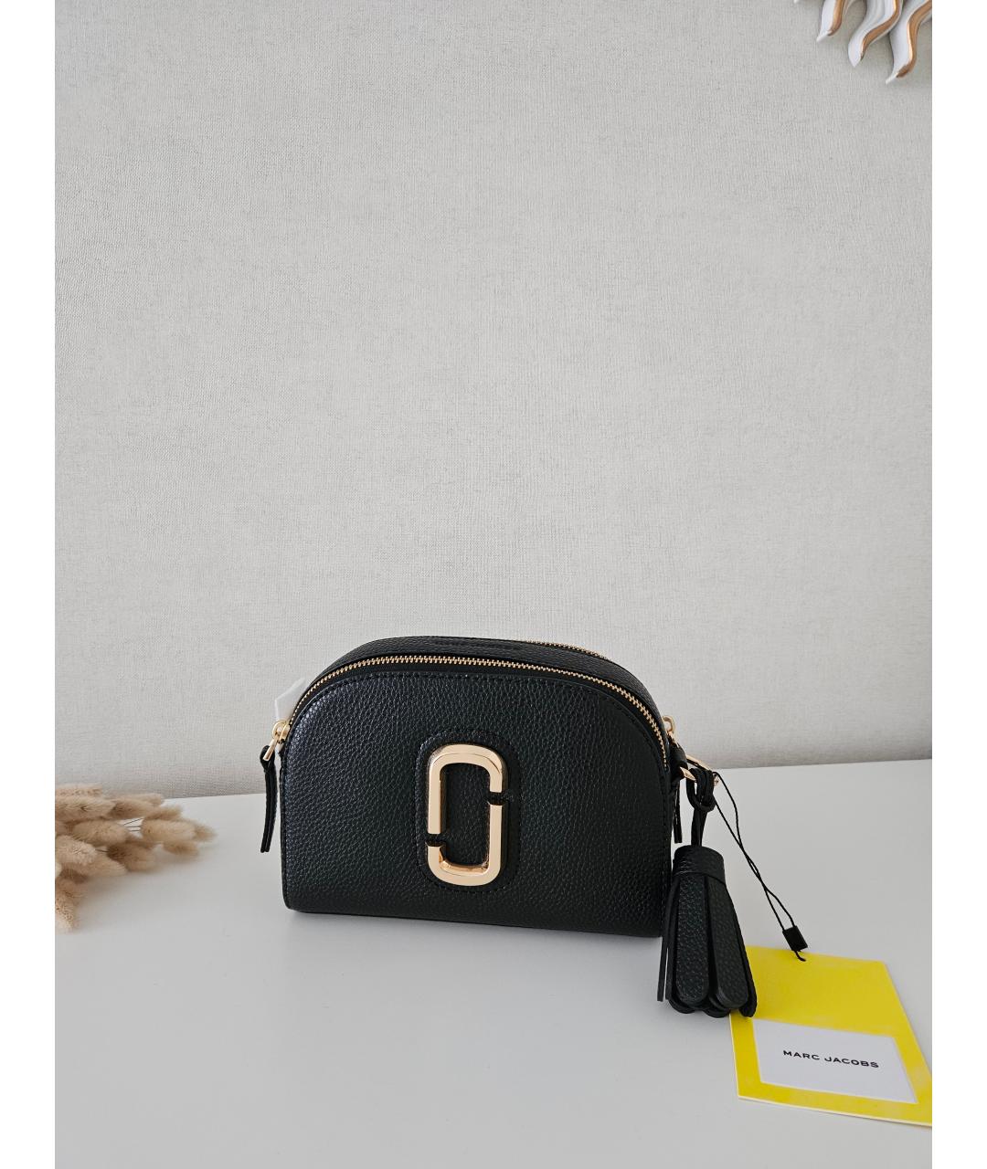 MARC JACOBS Черная кожаная сумка через плечо, фото 6