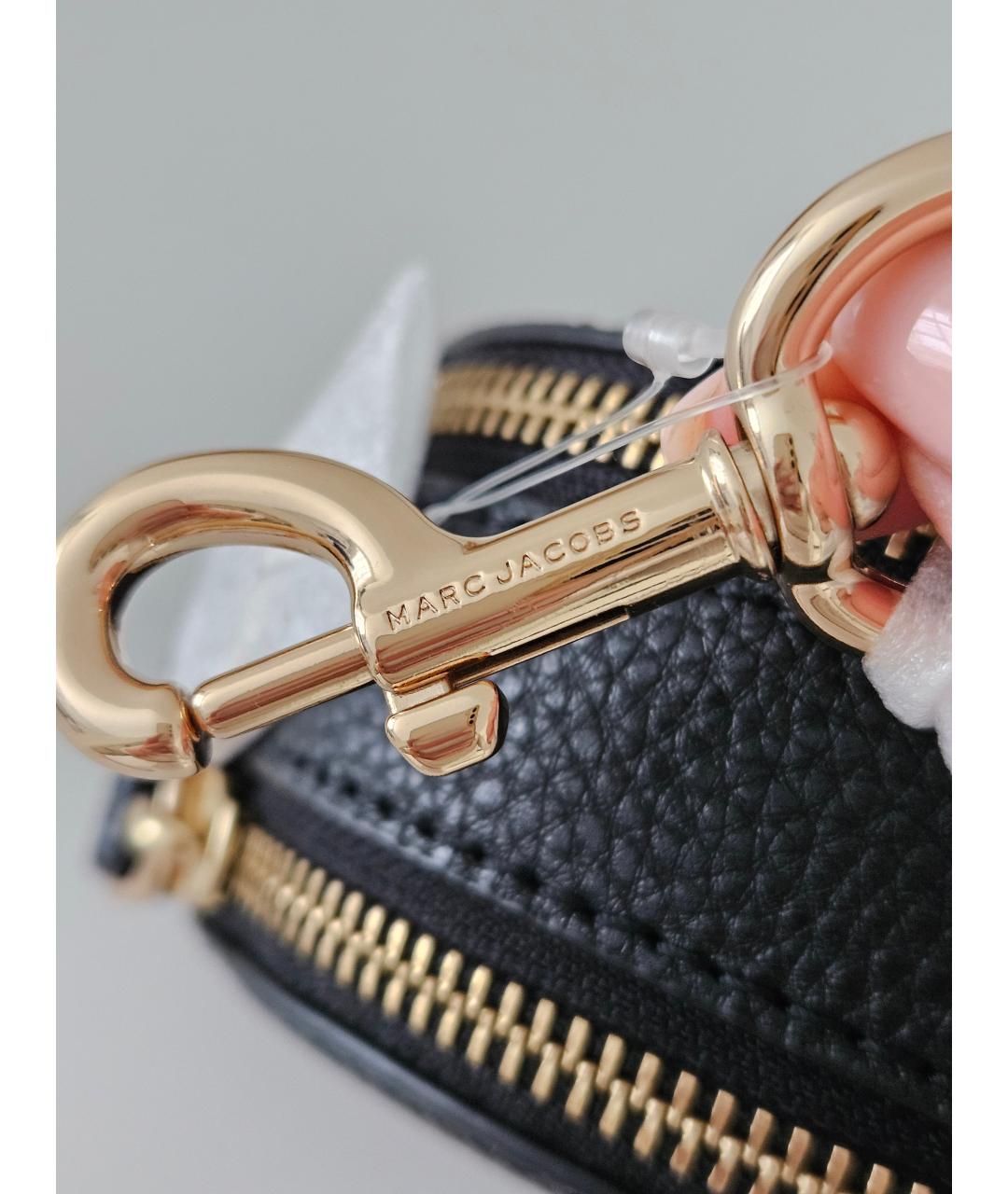 MARC JACOBS Черная кожаная сумка через плечо, фото 3