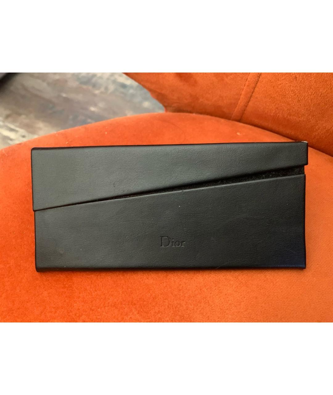 CHRISTIAN DIOR Серебряные металлические солнцезащитные очки, фото 4