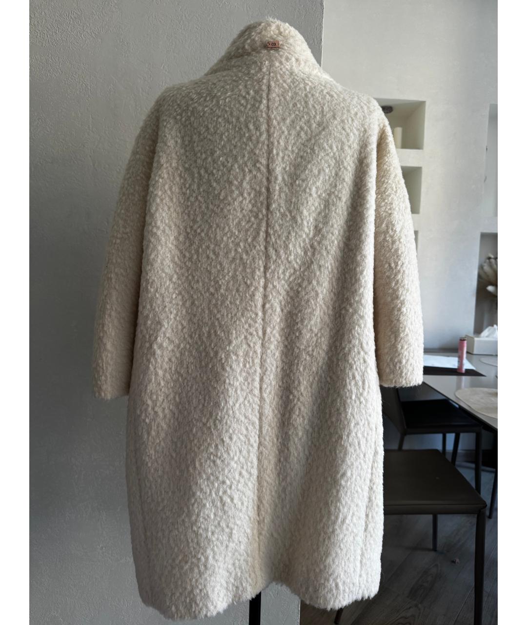 ESCADA Бежевое шерстяное пальто, фото 2