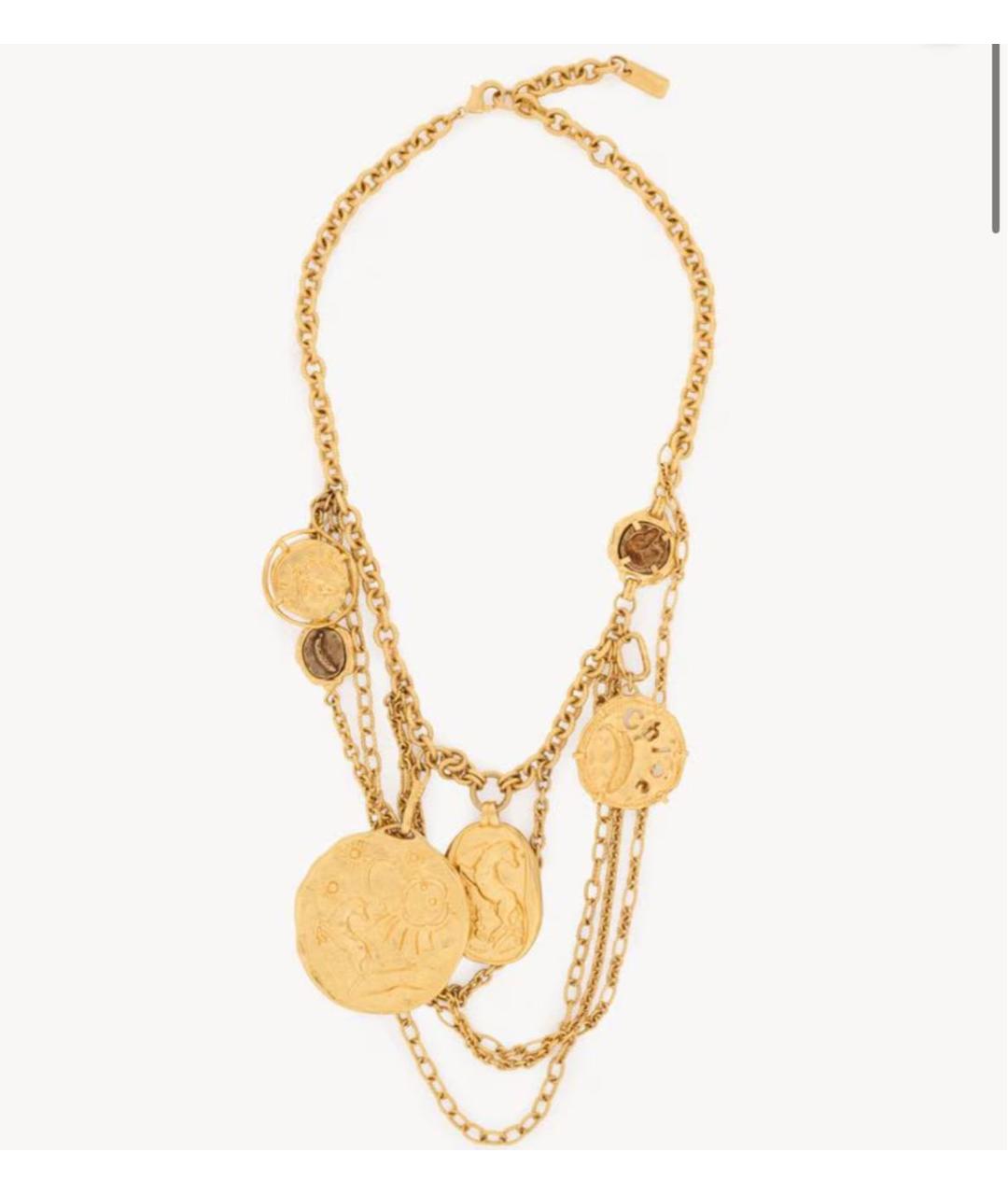 CHLOE Золотое колье, фото 1