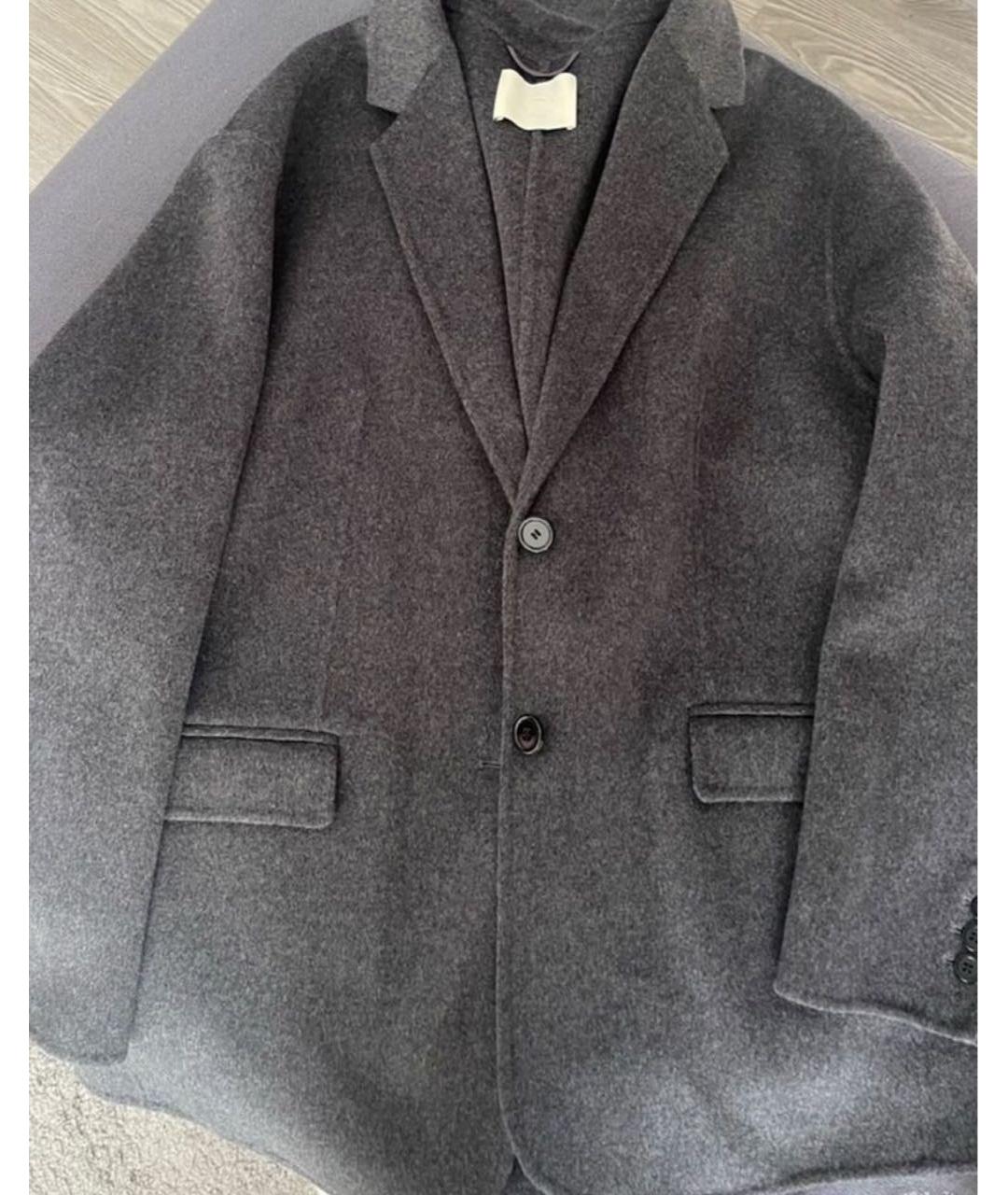 12 STOREEZ Антрацитовый шерстяной жакет/пиджак, фото 2