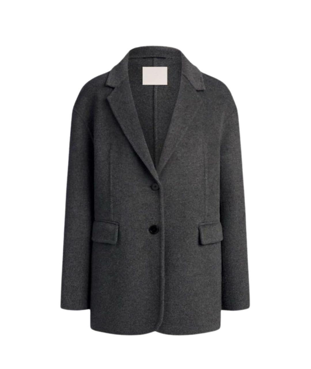 12 STOREEZ Антрацитовый шерстяной жакет/пиджак, фото 1