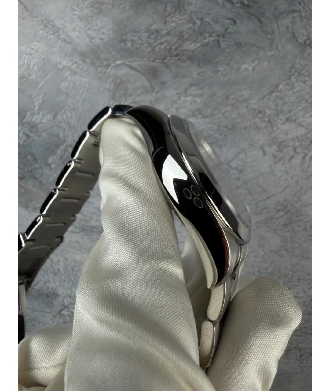 ROLEX Черные металлические часы, фото 4