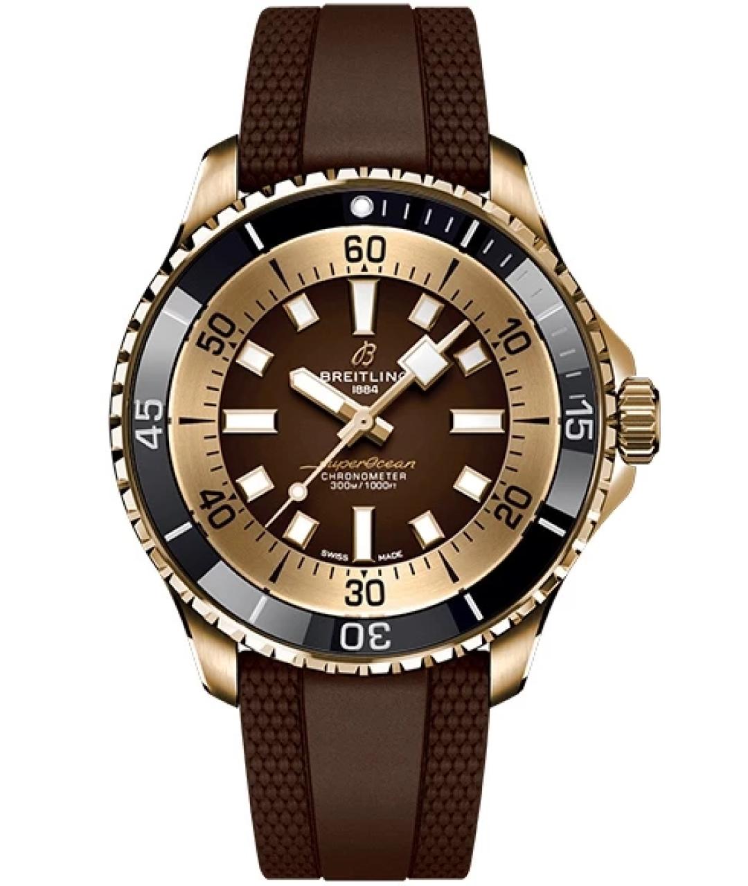 BREITLING Золотые металлические часы, фото 1