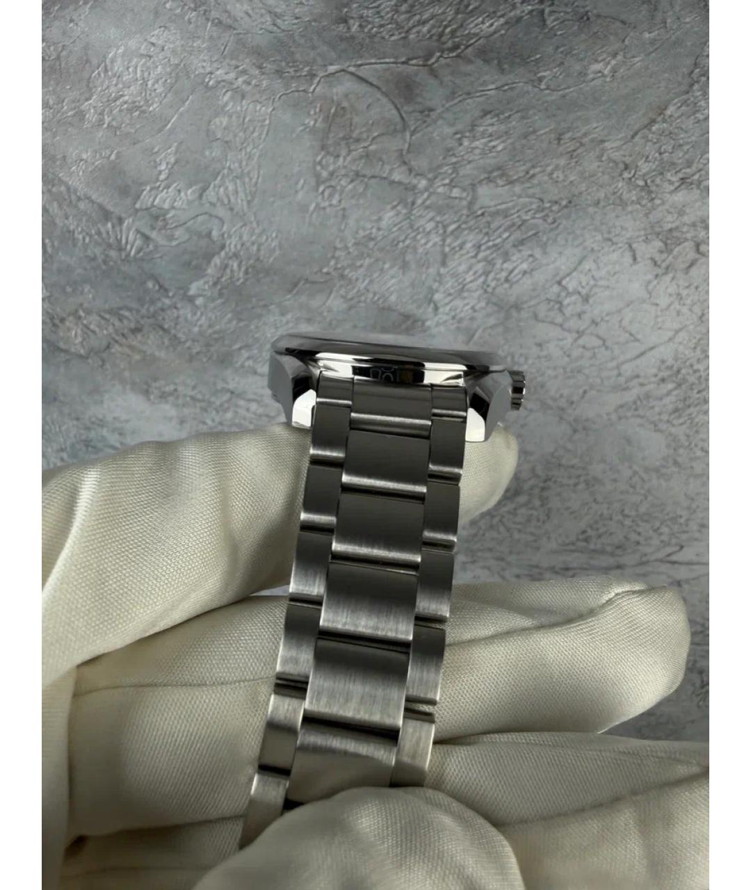 OMEGA Серые металлические часы, фото 5