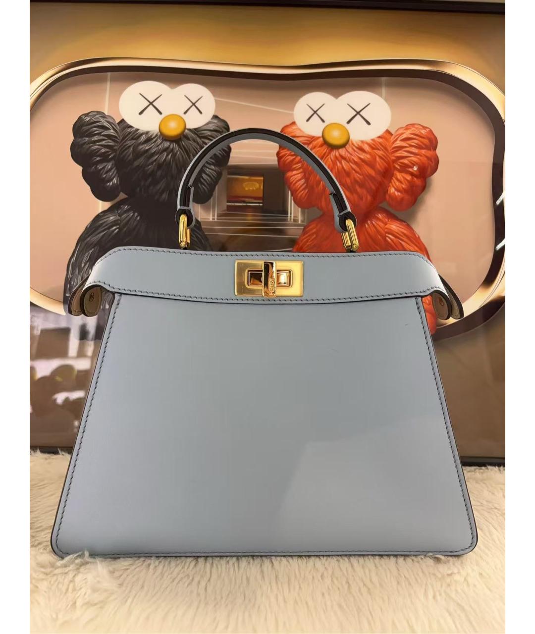 FENDI Мульти кожаная сумка с короткими ручками, фото 4