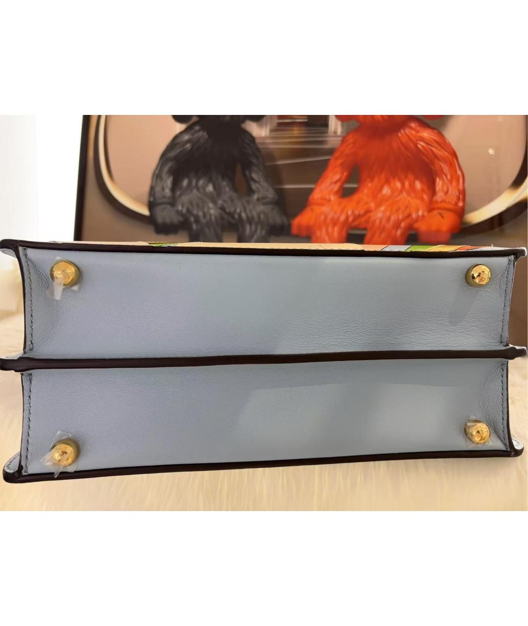 FENDI Мульти кожаная сумка с короткими ручками, фото 5