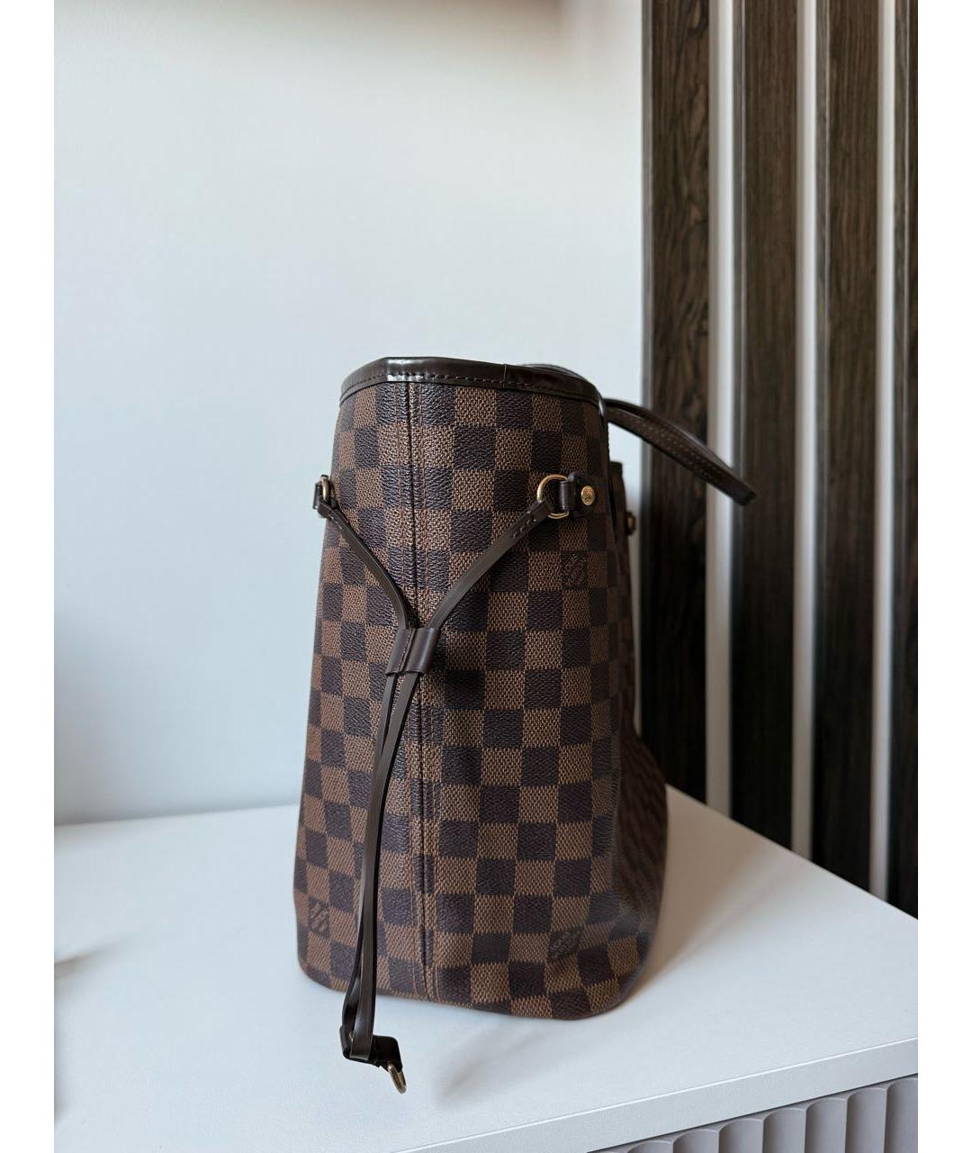 LOUIS VUITTON Коричневая сумка тоут, фото 5