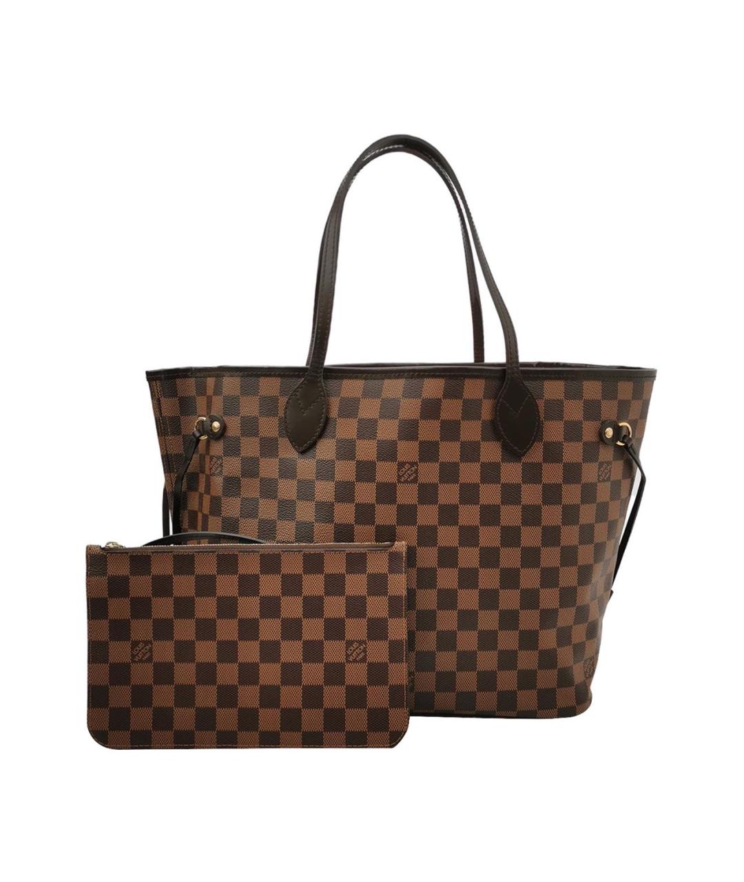 LOUIS VUITTON Коричневая сумка тоут, фото 9