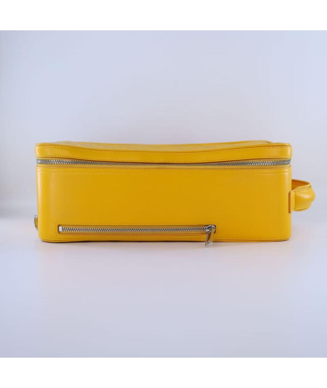 CHRISTIAN DIOR Желтая сумка через плечо, фото 3