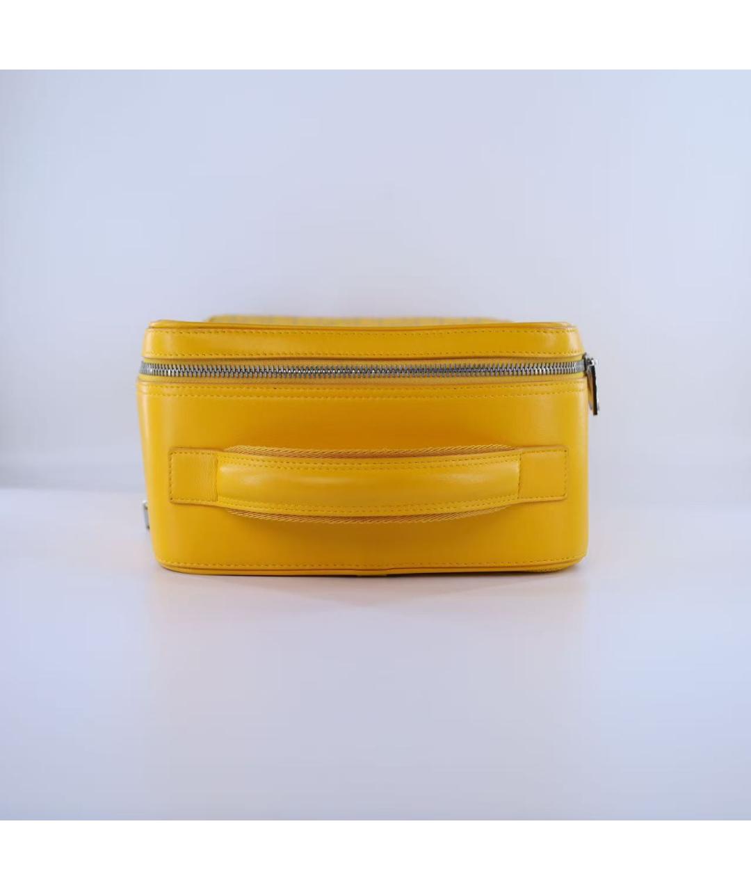 CHRISTIAN DIOR Желтая сумка через плечо, фото 4