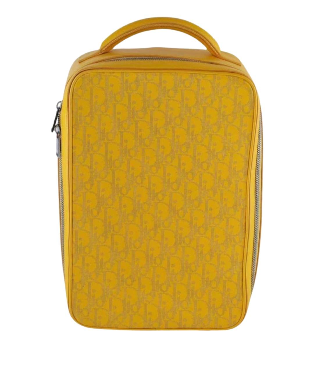 CHRISTIAN DIOR Желтая сумка через плечо, фото 1