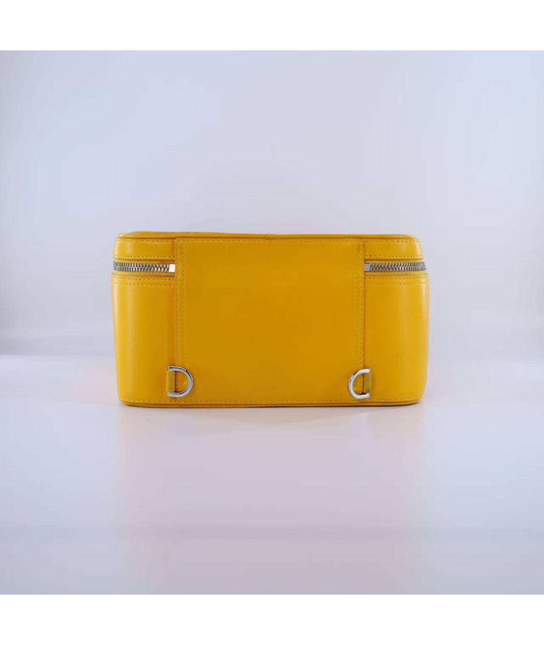 CHRISTIAN DIOR Желтая сумка через плечо, фото 5