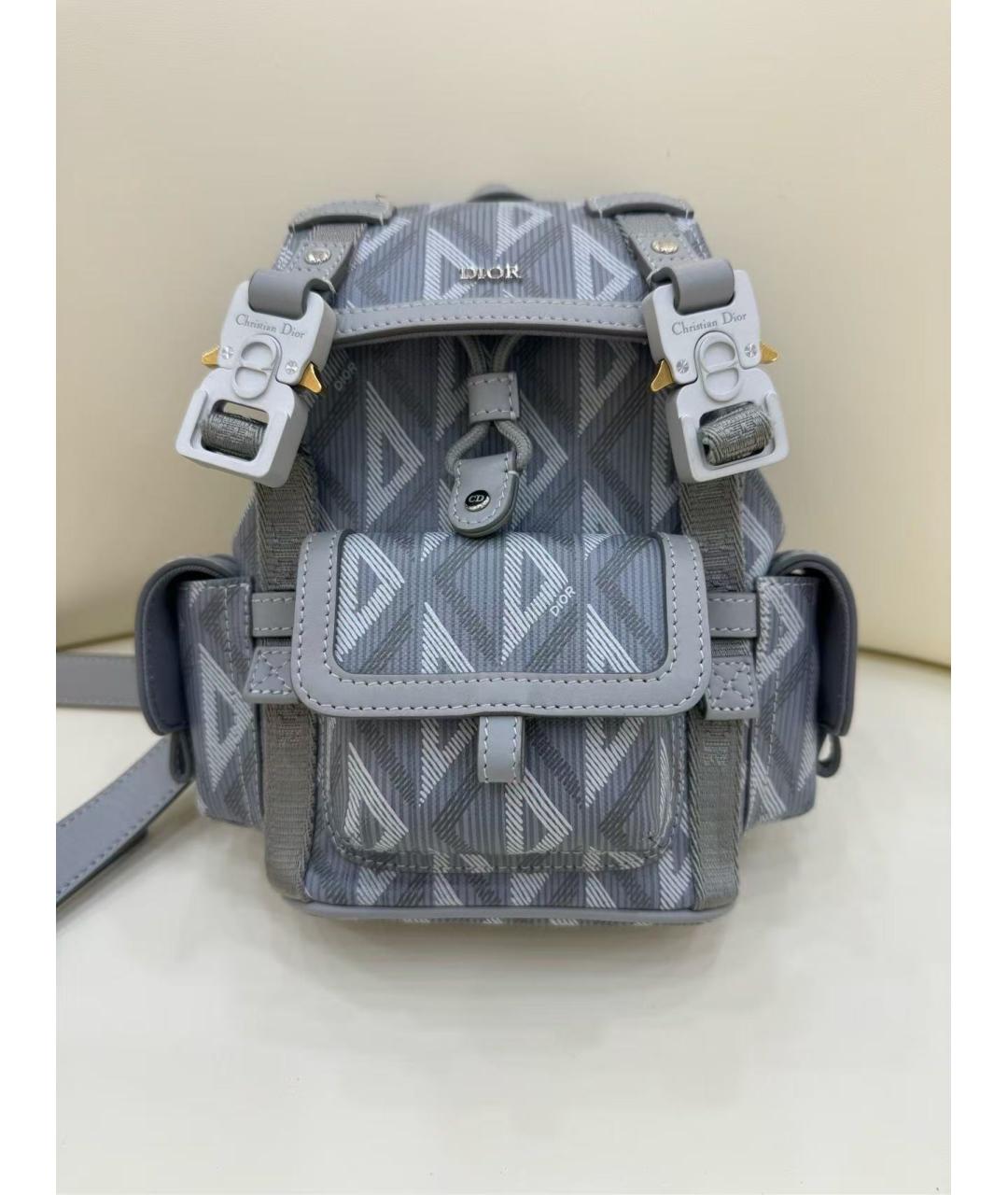 CHRISTIAN DIOR Серый рюкзак, фото 2