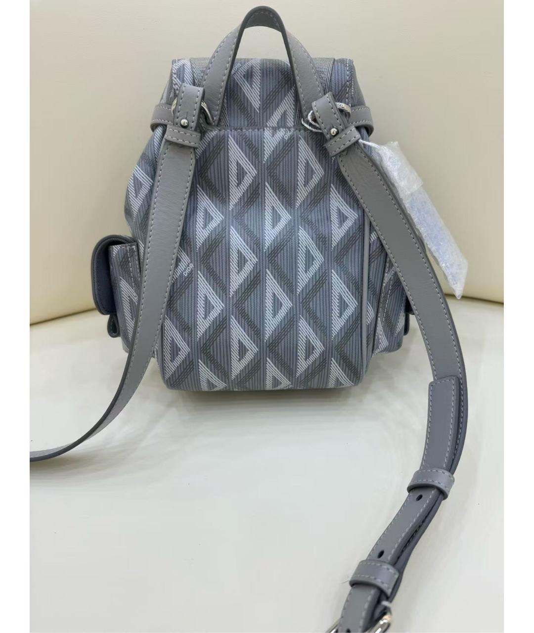 CHRISTIAN DIOR Серый рюкзак, фото 3